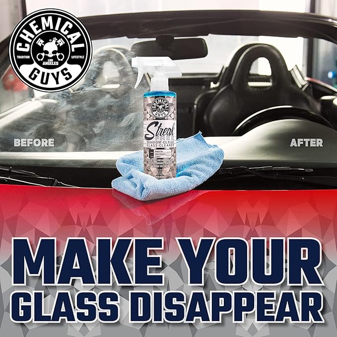 Chemical Guys Car Interior Detailing Kit - VRP Protectant, Nonsense Cleaner, Streak Free Glass Cleaner, 3 Detailing Brushes, 