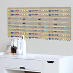 Peg Board, 4 Pack Metal Pegboard Panels Grey Pegboards Wall Organizer with Bent Frame Large Heavy Duty Peg Board for Walls Ho