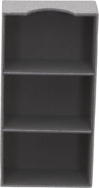 Household Essentials Grey 727-1 Deep 3 Section Drawer Organizer Box for Storage | 12 in x 6.13 in x 3.13