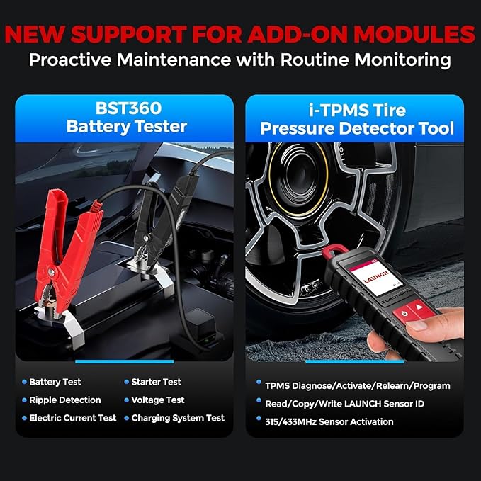 LAUNCH OBD2 Scanner CRP123I V3.0 Elite, 2026 Lifetime Free WiFi Update Scan Tool, FCA SGW, CANFD&DoIP, SAS/Throttle/Brake/BMS
