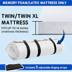 Storage Master Vacuum Storage Bag for Twin Size Mattress - Ideal for Memory Foam and Latex Up to 14 Inches - Designed for Eas