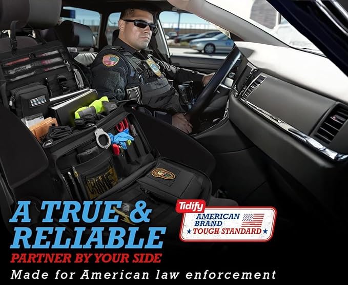 Tidify Patrol Bag Used By Law Enforcement Police Gear and Military Grade - Water Resistant Police Officer Duty Bag - Heavy Duty