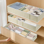 Fordonral Drawer Organizer Clothes, Foldable Fabric Dresser Organizer Closet Organizers and Storage Box for Underwear,Folded 