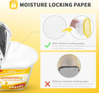 Vacplus Moisture Absorbers 6 Pack, Portable Humidity Absorber Boxes for Your Bathroom, Closet & Car, Dehumidifier with Lemon