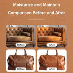 Leather Cleaner for Couches, Boots, Chairs, Bags, Purses & Auto Interior with Microfiber Towel Included,Safe for Car, Home, O