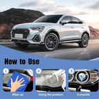 Headlight Cleaner, Headlight Restoration Kit, Automotive Headlamp Restoration Fluid Kit, Q4 Headlight Restoration, for All Ve