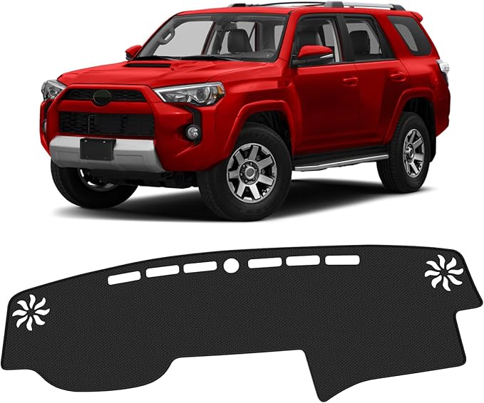 FIILINES Dash Cover for Toyota 4Runner 2010-2024, Dashboard Mat Accessories Dash Cover Sunshade Nonslip Mesh Protector No Gla