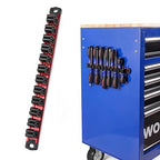 WORKPRO Magnetic Screwdriver Organizer and Wrench Organizer, Aluminum Rail Magnetic Tool Organizer, Tool Holder, Toolbox Orga