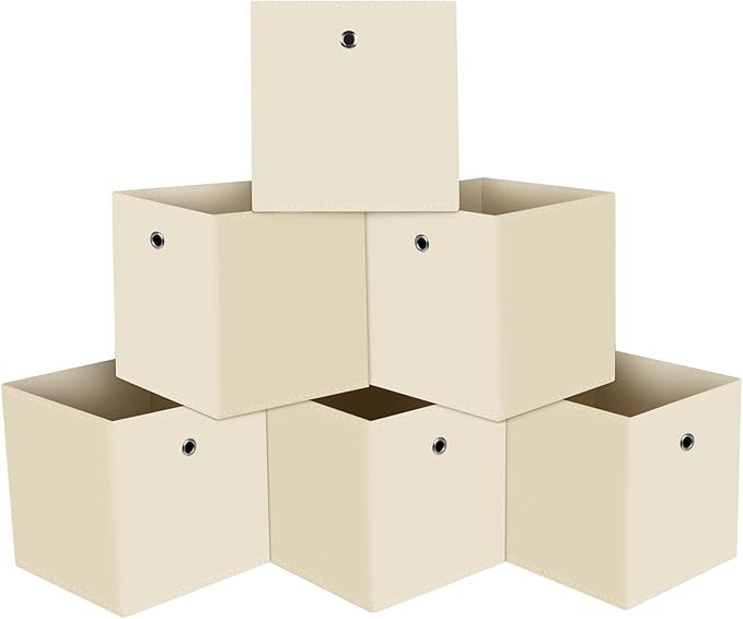 13 inch cube storage bins,collapsible fabric storage cubes Decorative storage basket,apply to clothes organizer box,shelves i