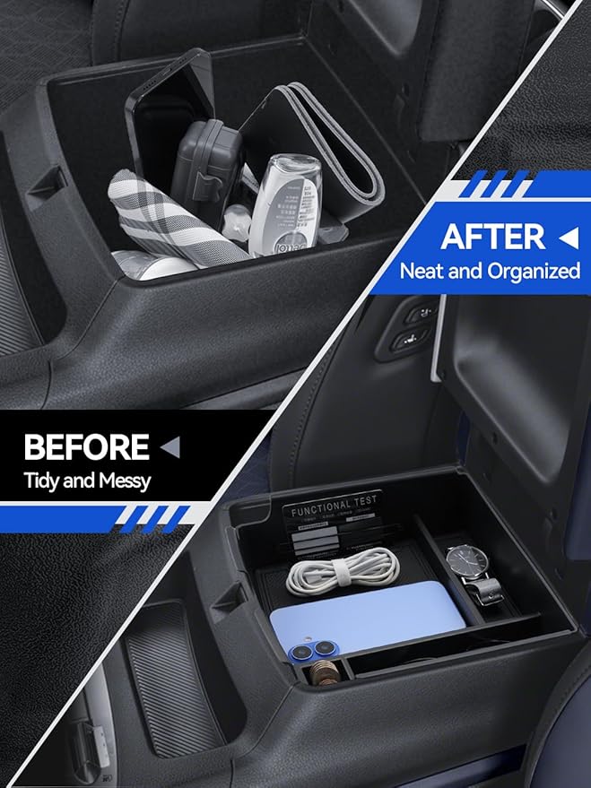 for Model 3 Center Console Organizer Armrest Tray Middle Storage Box Insert Container Durable ABS Plastic Accessories 2024 2025