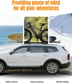 Snailfly Upgraded Roof Rack Cross Bars Fit for 2019-2026 Kia Telluride S SX SX-P EX Lockable Crossbars for Ski Kayak Bike Basket (Except X-Line and X-Pro)