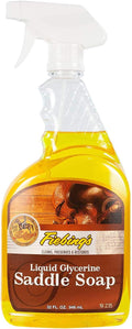 Fiebing's Liquid Glycerine Saddle Soap for Leather (32 oz) - Smooth Leather Cleaner & Conditioner to Soften, Protect & Restor