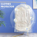 Hanging Vacuum Storage Bags, 6 Pack (53 x27.6 inch), Vacuum Seal bags for Clothing, Garment Storage for Coat, Jacket, Suits, 