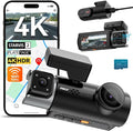 IIWEY 4K Dash Cam 3 Channel, Triple STARVIS 2 Sensors (IMX678 Front, IMX675 Cabin & Rear), 4K+2K+1080P HDR, Night Vision 3.0,