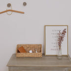 StorageWorks Woven Wall Baskets for Storage, Water Hyacinth Baskets for Shelf, Wall Storage for Kitchen and Bathroom, Hanging