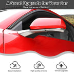 Rearview Side Mirror Decoration Trim Cover Compatible with Mustang IExterior Accessories 2024 2025(Bright Colors)