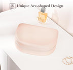 ProCase Travel Size Jewelry Box, Large Portable Seashell-Shaped Jewelry Case, 2 Layer Jewelry Organizer in PU Leather for Wom