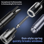 3-Pack Car Safety Hammer Seatbelt Cutter, 2026 Upgraded Transparent Lid Window Breaker Seatbelt Cutter Underwater, 2 in 1 Eme
