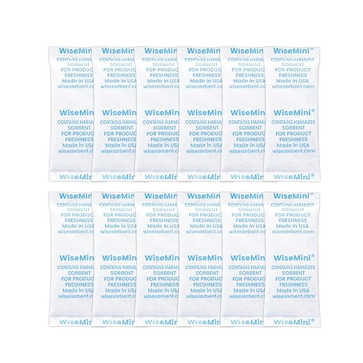 500pcs 5 Gram Food Safe Desiccant Packs, Premium Silica Gel Packets, Desiccant Moisture Absorbers for Storage