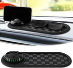 Multifunction Car Anti-Slip Mat, Car Dashboard Mobile Phone Holder, Anti Slip Mat Phone Holder and Temporary Parking Number P