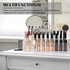 ELLDOO Rollerball Perfume Organizer, 44 Spaces Clear Acrylic Perfume Storage Holder Beauty Scent Holder, Essential Oil Storag