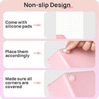 Vtopmart 44 PCS Plastic Drawer Organizers Set, 4-Size Versatile Bathroom and Vanity Organizer Trays, Non-Slip Storage Contain