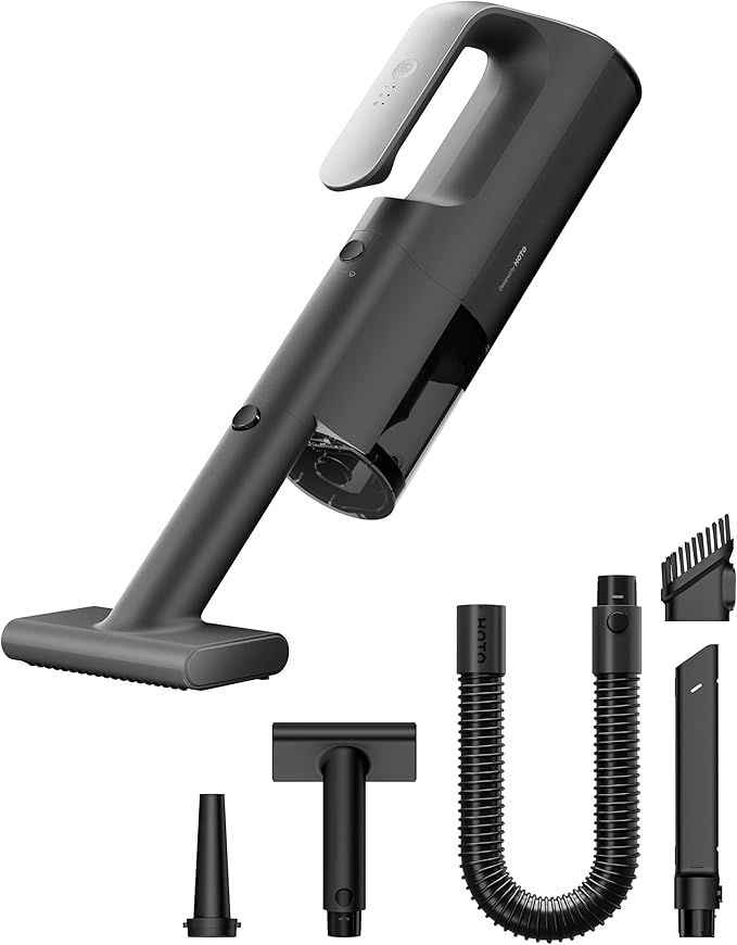 HOTO BlowVac™ Handheld Vacuum Cordless, Car Vacuum Cleaner with 23000Pa High Power, 3 Suction Modes, Electric Compressed Air 