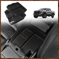 Muslogy Center Console Organizer Compatible with Ford Ranger 2024 2025 2026 & Raptor Accessories Two-Layer Storage Box Insert Tray Secondary Storage Divider Armrest ABS Material Glove Box (Sandstone)