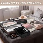 Silkfly 8 Pcs XL Packing Cube for Travel Luggage Organizer Suitcase High Capacity Large Packing Bag Bulk Reusable Mesh Travel