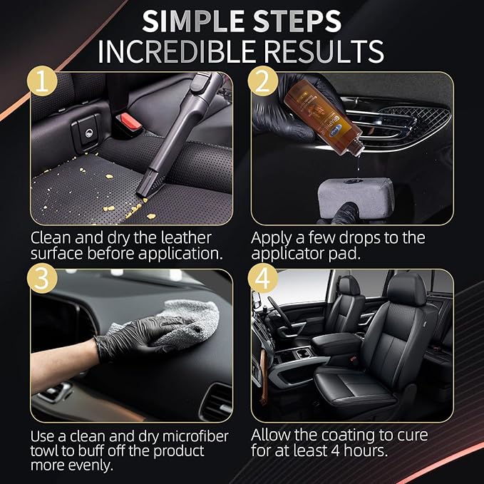 AirTighT Graphene Leather Conditioner and Leather Care,Non-Toxic Will Not Darken Leather,Safe of Leather Apparel, Furniture,S