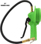 OEMTOOLS 24412 Digital Tire Inflator with Tire Pressure Gauge, Digital LCD Display, 0 to 175 PSI Air Pressure Gauge for Tires with 21” Hose and Clip-On Air Chuck
