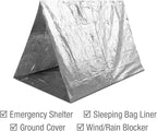 Swiss Safe Emergency Mylar Thermal Blankets + Bonus Space Blanket - Compact & Insulated for Cold Weather - Designed for NASA,