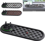 Multifunction Car Anti-Slip Mat, 3-in-1 Rotating Dashboard Mat, Large Storage Pad, Anti-Slip Phone Holder, 360° Rotating Moun