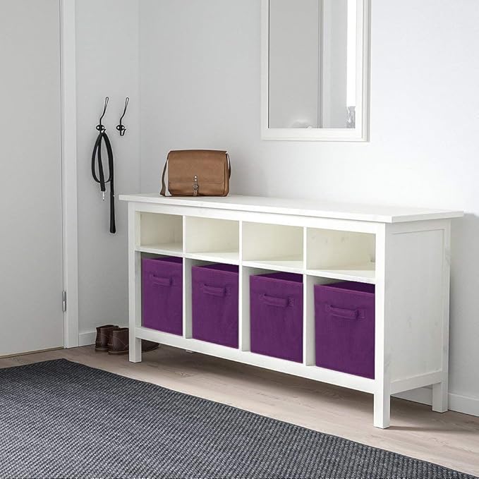 ShellKingdom Storage Bins, Foldable Fabric Storage Cubes And Cloth Storage Organizer Drawer For Closet And Toys Storage, 2 Pa