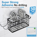 Sevenblue Hair Tool Organizer, 2026 Upgraded 3-in-1 Universal Hair Dryer Holder, Adjustable Height Metal Blow Dryer Holder Wa