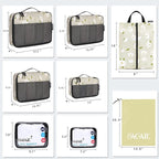 BAGAIL 8 Set/9 Set Packing Cubes Luggage Packing Organizer for Travel, Suitcase Packing Bags for Travel Accessories