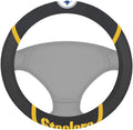 FANMATS NFL Unisex-Adult Embroidered Steering Wheel Cover