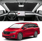 Custom Fit Windshield Sun Shade for Honda Odyssey 2018-2026, Blocks UV & Heat, Front Window Sunshade Accessories, Easy Fold & Store Keep Your Car Cooler