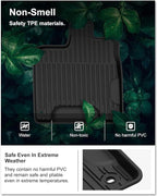 KIWI MASTER Floor Mats for 2016-2022 Honda Pilot, OEM Replacement 08P17-TG7-300, Custom Fit All Weather Car Mats, Heavy Duty TPE Floor Liners, Front & Rear 3 Row, Black