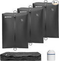 Vacuum Bag for Travel, Professional IPX8 Waterproof Reusable Vacuum Compression Bags for Travel Suitcases, Durable Space Save
