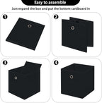 13 inch Record cubes storage bins,collapsible fabric storage cubes Decorative storage basket,apply to clothes organizer box,s