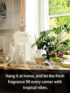 Ikeda Car Air Freshener: Hanging Car Smell Air Freshener | 10ml Hanging Car Perfume | Long Lasting Fragrance | Strong Scents 
