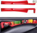 2PCS Car Seat Gap Filler, Vehicle Seat Organizer for Avoiding Dropped Items, Fill The Gap Between Seat and Console, No Drop Seats Guard for Coins Wallets Keys, Universal Car Accessories (Red)
