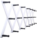 SKOLOO Hat Rack for Wall with 20 Hooks, Solid Wooden, Modern, Expandable Coat Rack Wall Mount for Coats, Hats, Bags, Baseball