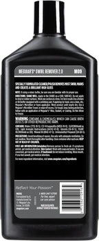 Meguiar's M09 Mirror Glaze Swirl Remover 2.0, Scratch Swirl Remover Restores Shine and Gloss, Provides Professional Results by Hand or Machine, Designed to Be Easy to Use,16 Oz