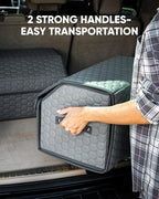 Owleys Foldable Trunk Organizer For Car - Trunk Organizers Car Storage - Collapsible Auto Trunk Organizer With Lid - Small