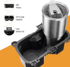 Oversized Cup Holder Compatible with 2016-2023 Tacoma, 3.75" Diameter Black Extra Large Drink Water Bottle Holder