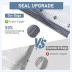 20 Pack Travel Vacuum Storage Bags with Rechargeable Electric Pump, Compression Packing Seal Bag for Luggage, 5 Small + 5 Med