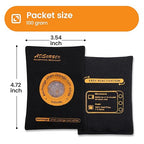ADSorbco Rechargeable Desiccant Packs for Storage, Rechargeable Silica Gel Packets, Color Indicating Desiccant Packs for