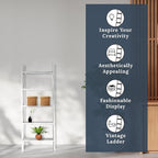 BARNWOODUSA Throw Blanket Ladder – Fully Assembled Reclaimed Wood – Rustic Decorative Ladder for Towels, Quilts, & More – Per